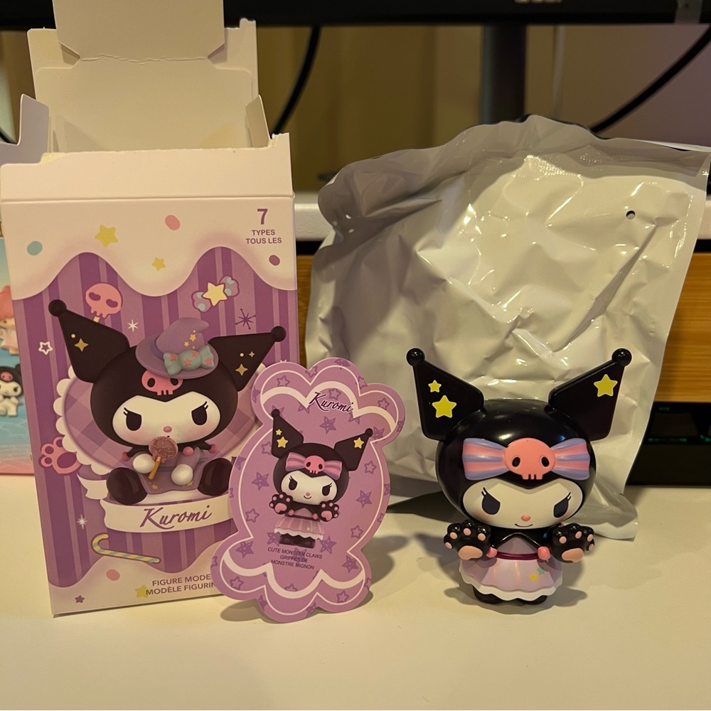 Miniso Kuromi Candy Series Opened Blind Box - Cute Monster Claws